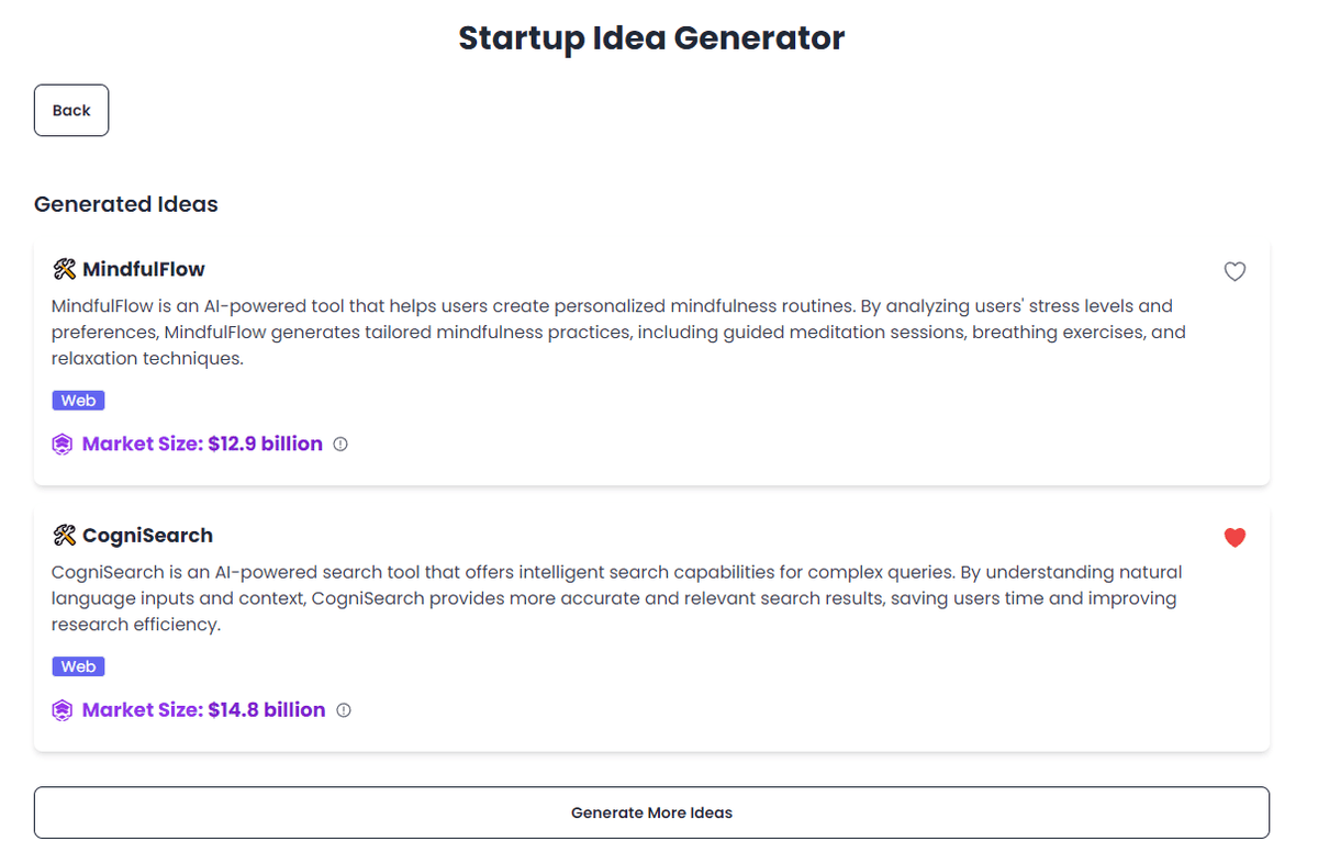 Startup Idea Generator