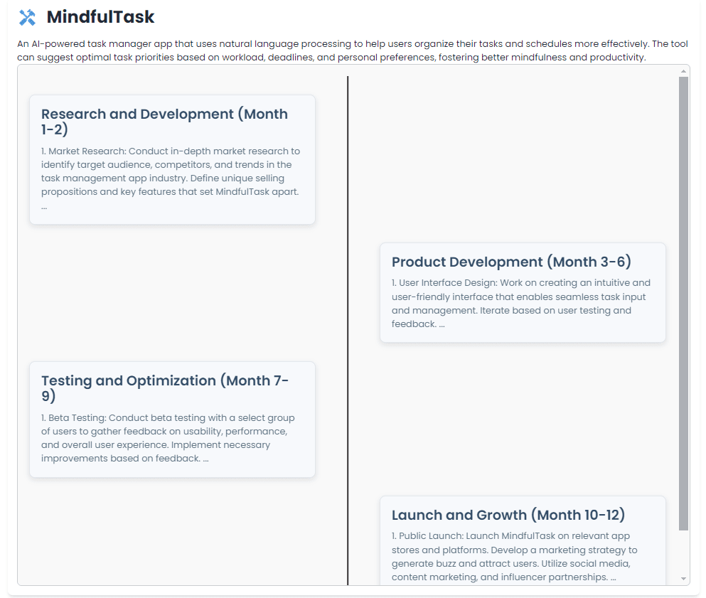 Roadmap Generator